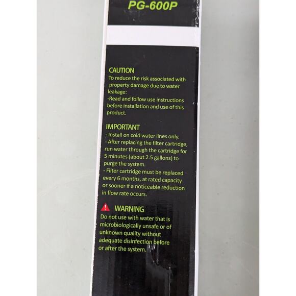 3 Pack Pure Green Water Filter PG-600P LG LT600P Compatible Kenmore More - Picture 2 of 3